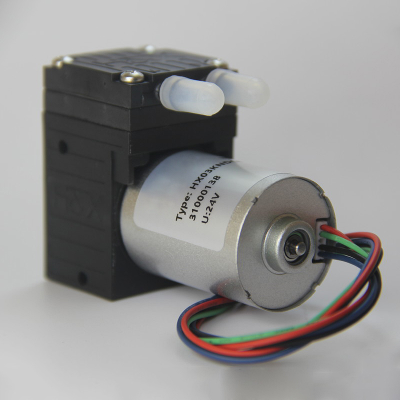HX03-DCB(W) Brushless -80kPa 0.5~3.2L/min 12/24V Miniature Diaphragm Vacuum Pump Speed Ajustable Air Pump OEM Pump Air/gas Collection