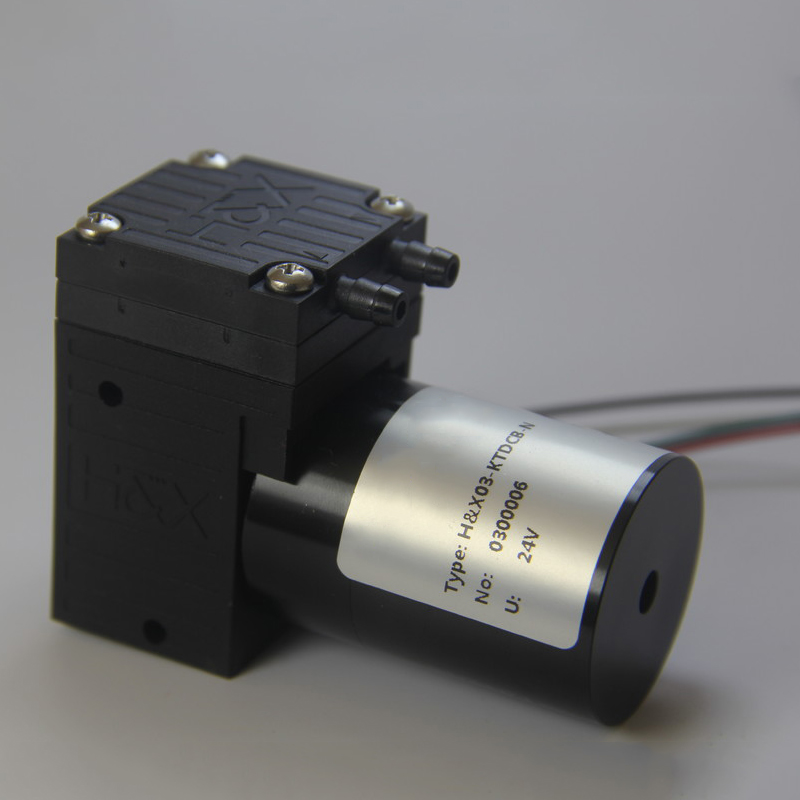 HX03-DCB (B) 12V/24V Brushless Micro Vacuum Pump -80kPa 0.5~3.2L/min Mini Air Pump Air/gas Sampling Pump