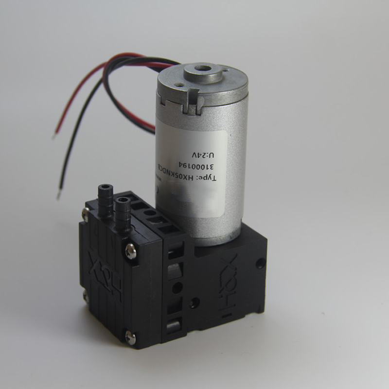 HX05-DC 12V/24V Brush 4.5L/min 1.5bar Miniature Diaphragm Vacuum Pump Mini Air Pump Small Industrial Pump