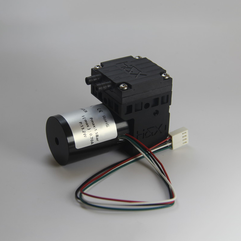 HX05-DCB Brushless Single-head 12 volt Micro Vacuum Pump Small Electrical Air Pump Mini Diaphragm Pump Air/gas Sampling Vacuum/pressure Applications