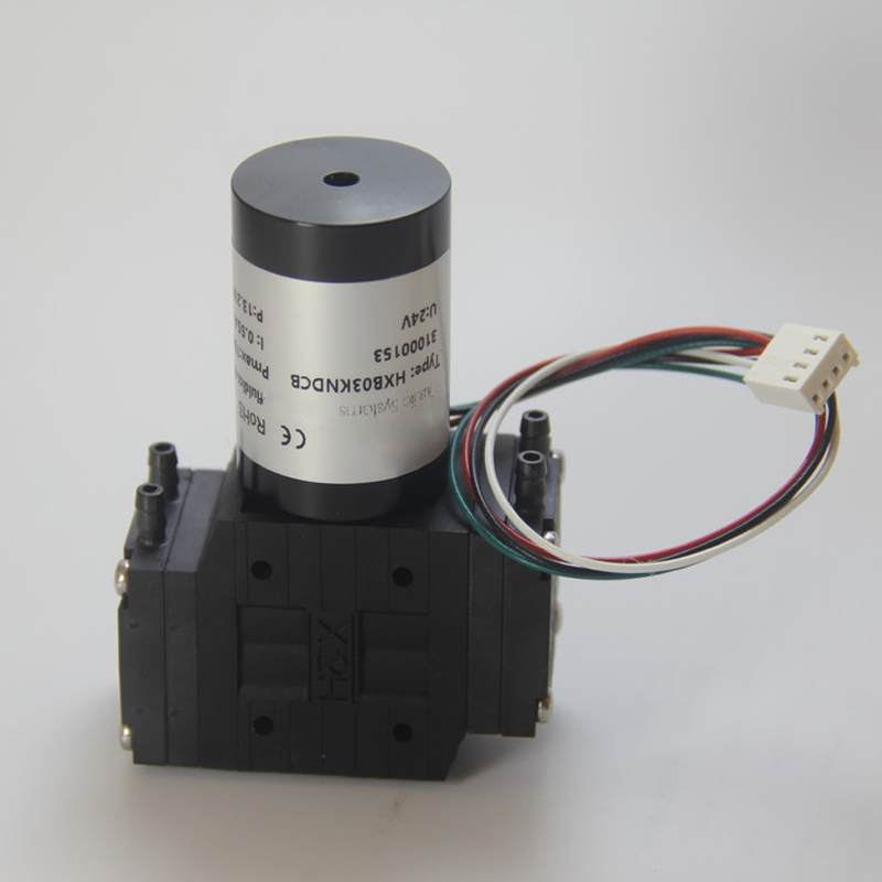 HXB03-DCB 12V/24V Brushless -80kPa Single Head Miniature Diaphragm Pump Micro Vacuum Pump Small Air Pump EPDM/PTFE 