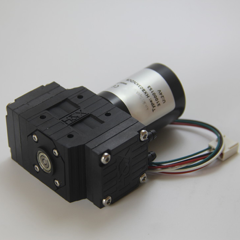 HXB03-DCB 12V/24V Brushless -80kPa Single Head Miniature Diaphragm Pump Micro Vacuum Pump Small Air Pump EPDM/PTFE 