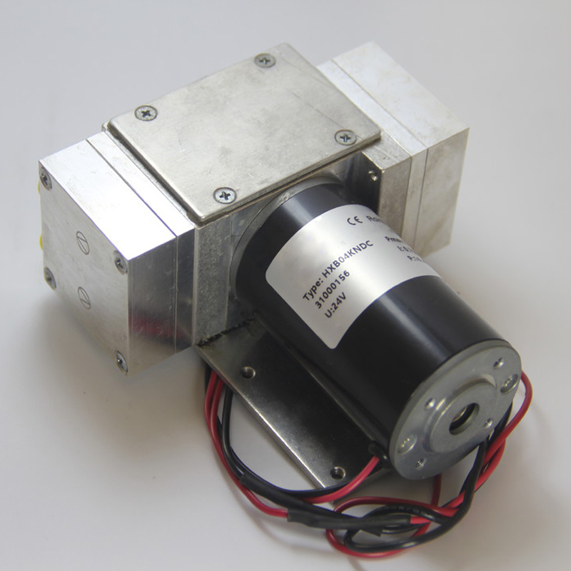 HXB04 12V/24V -99kPa 4L/min Miniature Diaphragm Vacuum Pump Small Air Pump 12 Volt Aluminum Alloy Head Custom-made