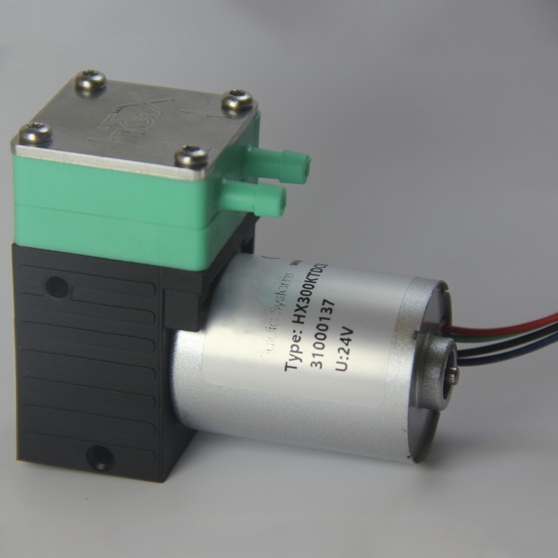 HX300-DCB3 12V/24V EPDM/PTFE Speed Adjustable Miniature Diaphragm Water Pump Small Electrical Fluid Pump Liquid Transfer Pump Inkjet Printing