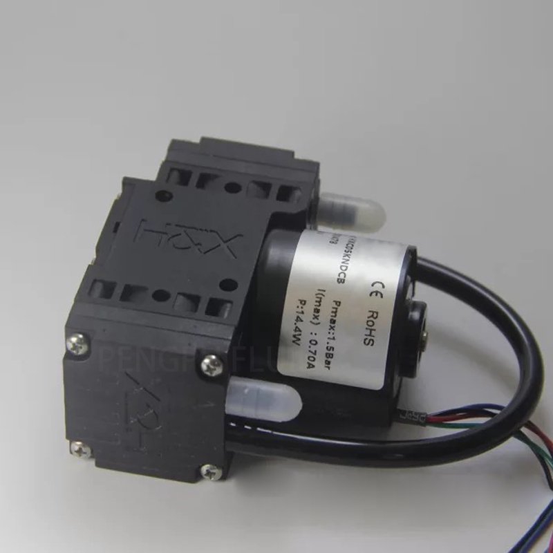 HXC05-DCB(S) Quiet Brushless Motor EPDM -95kPa Micro Vacuum Pump Corrosion Resistant Small Electrical Air Pump Diaphragm Pump