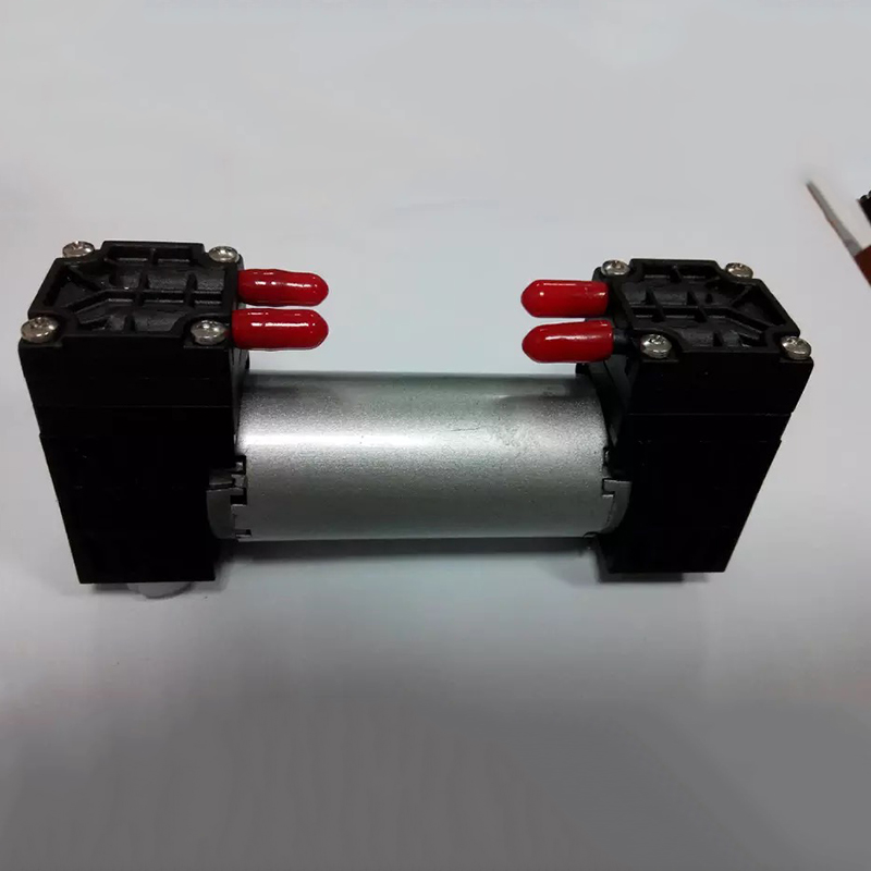 DA45EEDC-TH Low Noise Dual Head Miniature Diaphragm Vacuum Pump Small Air Compressors