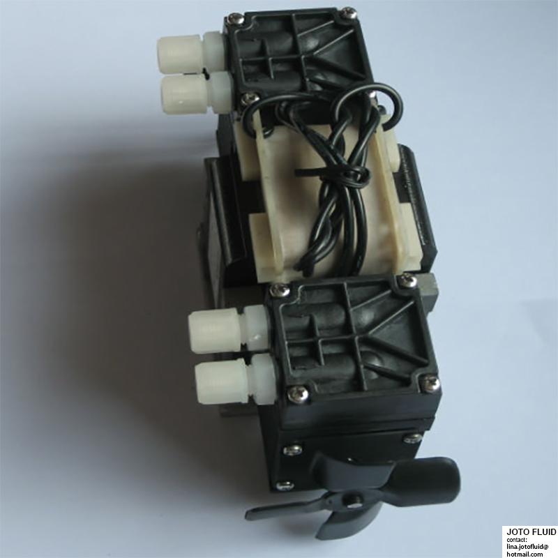 DA70AC-TH 220V 12L/m Dual Head Miniature Diaphragm for Air/gases Air Sampling Pump