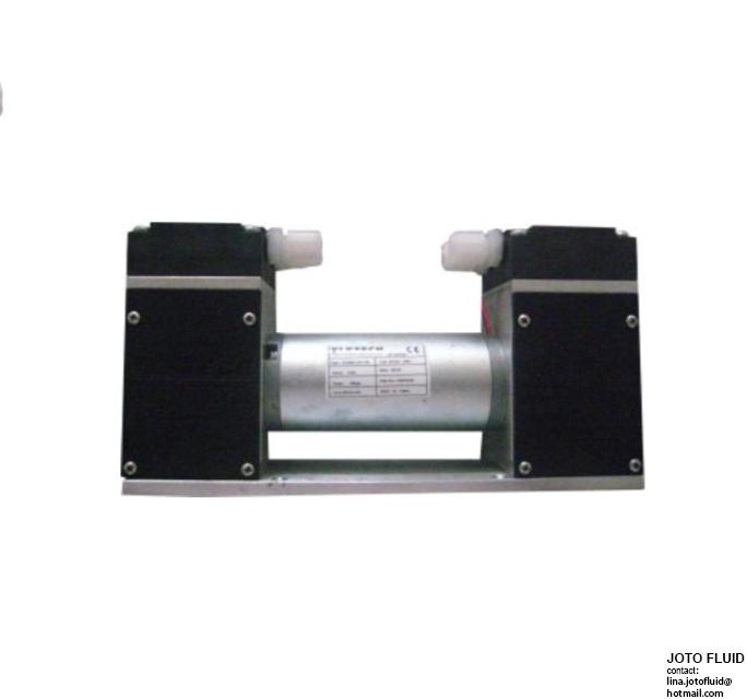 DA80BLDC-TH 18L/m -75kPa Quiet Dual Head Miniature Diaphragm Pump Mini Air Pump 24 Volt