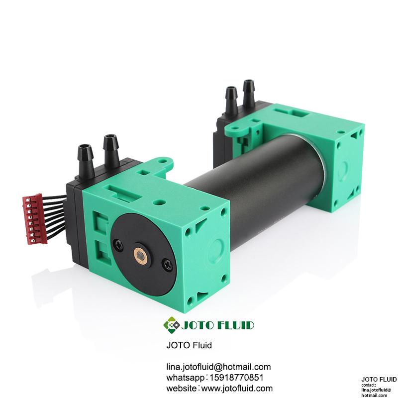 GEBS12/2472405C 4.5L/min*2 -72kPa Dual-head Micro Vacuum Pump Small Diaphragm Pump Air Sampling