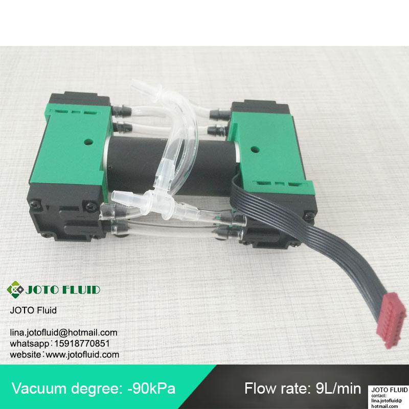 Custom-made 12V/24V -90kPa 9L/min PWM Speed Adjustable Micro Vacuum Pump Mini Air Pump Vacuum Degasing